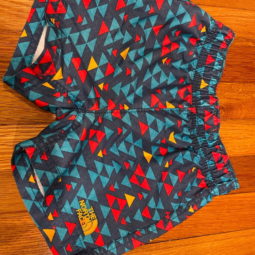 The North Face boys multi-colored swim shorts size 3T